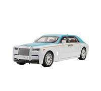 HUIPENPP Modèle Réduit De Voiture en Alliage Métallique Moulé sous Pression À L'échelle 1:18 pour Rolls-Royce Phantom Décoration(Blue)