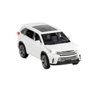 HUIPENPP Modèle Réduit De Voiture en Alliage Métallique Moulé sous Pression À L'échelle 1:32 pour Toyota Highlander Décoration(White)