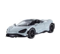 HUIPENPP Modèle Réduit De Voiture en Alliage Métallique Moulé sous Pression, Échelle 1:32, pour McLaren 765LT Décoration de Collection(Titanium)