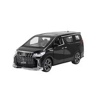 HUIPENPP Modèle Réduit De Voiture en Alliage Moulé sous Pression 1:24 pour Toyota Alphard Décoration de Collection(Black)