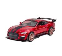 HUIPENPP Modèle Réduit De Voiture en Alliage Moulé sous Pression 1:32 pour Ford Mustang Shelby GT500 Décoration(Red)