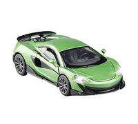 HUIPENPP Modèle Réduit De Voiture en Alliage Moulé sous Pression 1:32 pour McLaren 600LT Décoration de Collection(Titanium)