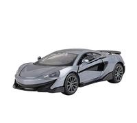 HUIPENPP Modèle Réduit De Voiture en Alliage Moulé sous Pression 1:32 pour McLaren 600LT P1 Décoration de Collection(Titanium)