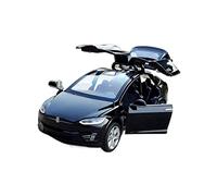 HUIPENPP Modèle Réduit De Voiture en Alliage Moulé sous Pression 1:32 pour Tesla Model X Décoration de Collection(Black)