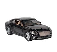 HUIPENPP Modèle Réduit De Voiture en Alliage Moulé sous Pression 4 Portes Ouvrables 1:24 pour Bentley Continental Décoration(Black)