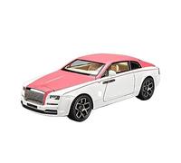 HUIPENPP Modèle Réduit De Voiture en Alliage Moulé sous Pression À L'échelle 1:22 pour Rolls-Royce Wraith Décoration(Pink)
