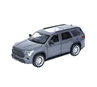 HUIPENPP Modèle Réduit De Voiture en Alliage Moulé sous Pression À L'échelle 1:24 pour Toyota Sequoia Décoration(Titanium)