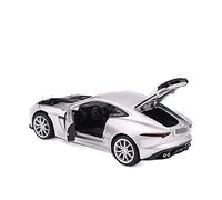 HUIPENPP Modèle Réduit De Voiture en Alliage Moulé sous Pression À L'échelle 1:32 pour Jaguar F-Type Décoration de Collection(Silver)
