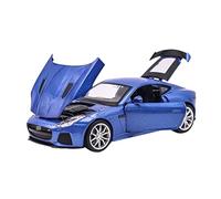 HUIPENPP Modèle Réduit De Voiture en Alliage Moulé sous Pression À L'échelle 1:32 pour Jaguar F-Type Décoration de Collection(Blue)