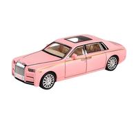 HUIPENPP Modèle Réduit De Voiture en Alliage Moulé sous Pression À L'échelle 1:32 pour Rolls-Royce Phantom Décoration(Pink)
