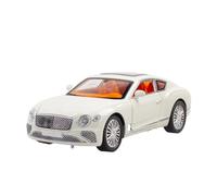 HUIPENPP Modèle Réduit De Voiture en Alliage Moulé sous Pression, Échelle 1:24, pour Bentley Continental Décoration de Collection(White)