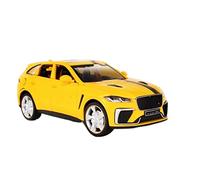HUIPENPP Modèle Réduit De Voiture en Alliage Moulé sous Pression, Échelle 1:24, pour Jaguar F-Pace SVR Décoration de Collection(Yellow)