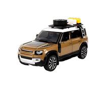 HUIPENPP Modèle Réduit De Voiture en Alliage Moulé sous Pression, Échelle 1:24, pour Land Rover Defender Décoration de Collection(Brown)