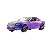 HUIPENPP Modèle Réduit De Voiture en Alliage Moulé sous Pression, Échelle 1:24, pour Rolls-Royce Dawn Décoration(Purple)