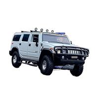 HUIPENPP Modèle Réduit De Voiture en Alliage Moulé sous Pression, Échelle 1:32, pour Hummer H2 Décoration de Collection(White)