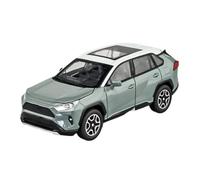 HUIPENPP Modèle Réduit De Voiture en Alliage Moulé sous Pression, Échelle 1:32, pour Toyota RAV4 Décoration(Titanium)