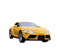 HUIPENPP Modèle Réduit De Voiture en Alliage Moulé sous Pression, Échelle 1:32, pour Toyota Supra Décoration de Collection(Yellow)