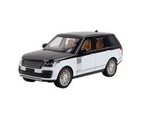 HUIPENPP Modèle Réduit De Voiture en Alliage Moulé sous Pression, Portes Ouvertes, Échelle 1:24, pour Land Rover Range Rover Décoration(White)