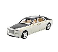HUIPENPP Modèle Réduit De Voiture en Alliage Moulé sous Pression, Son Et Lumière, Échelle 1:32, pour Rolls-Royce Phantom Décoration(White)