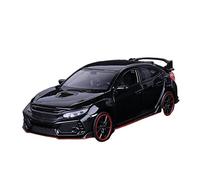 HUIPENPP Modèle Réduit De Voiture en Métal Moulé sous Pression À L'échelle 1:32 pour Honda Civic Type-R Décoration(Black)