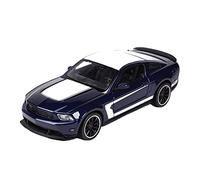 HUIPENPP Modèle Réduit De Voiture Moulé sous Pression Statique 1:24 pour Ford Mustang Boss 302 Décoration(Blue)