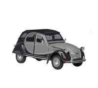 HUIPENPP Pour décoration de bureau en alliage classique vintage modèle de voiture en métal moulé sous pression modèle 1:24 pour Citroën 2cv 6 Charleston ornements de collection