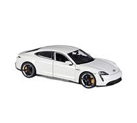 HUIPENPP pour Porsche Taycan Turbo S Modèle De Voiture en Alliage, Décoration, Cadeau, Modèle Moulé sous Pression 1:24 Décorations de Collection(White)