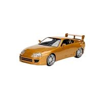 HUIPENPP pour Toyota Supra Voiture Moulé sous Pression en Alliage Métallique Modèle Statique Cadeau 1:24 Décorations de Collection(Yellow)