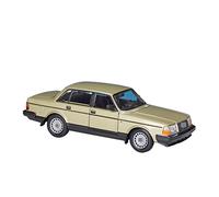 HUIPENPP Véhicules Moulés sous Pression Statiques pour Volvo 240 GL, Modèle De Voiture, Décoration, Cadeaux 1:24 Décorations de Collection(Green)