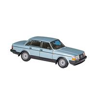 HUIPENPP Véhicules Moulés sous Pression Statiques pour Volvo 240 GL, Modèle De Voiture, Décoration, Cadeaux 1:24 Décorations de Collection(Blue)
