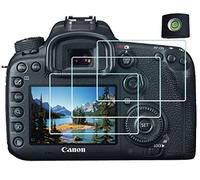 HUIPUXIANG EOS 6D Protecteur d'écran pour Canon EOS 6D Mark II avec couvercle de sabot chauffant Film en verre trempé de 0,3 mm de dureté 9H [Lot de 3]