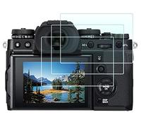 HUIPUXIANG Protection d'écran pour Fuji Fujifilm X-T3 XT3 et bouton de déclenchement de déclenchement, 0,3 mm de dureté 9H haute définition LCD haute définition [Lot de 3+1 ]
