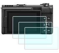 HUIPUXIANG V1 Lot de 3 films protecteurs d'écran compatibles avec appareil photo Canon PowerShot V1 (pour accessoires), 0,3 mm, haute définition, dureté 9H, verre optique LCD