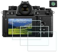 HUIPUXIANG ZF Lot de 3 films protecteurs d'écran pour appareil photo Nikon Z f (pour accessoires), 0,3 mm, haute définition, dureté 9H, verre optique LCD