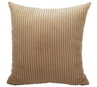 HUIPYOU FEILEAH Housse de Coussin Taies d'oreiller de Velours Côtelé Cushion Cover Douceur Housse d'oreiller Respirante Coussin Throw Pillow Case pour la Maison Chambre Canapé Lit,Chameau,65X65