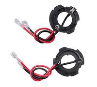 HUIQIAO H7 LED Support adaptateur d'ampoule de phare Clip de retenue pour V-W Go-lf5 M-K5