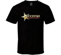 HUISHIJIA Rockstar Energy Drink T Shirt Black XL
