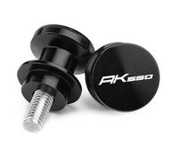 HUISI 6 mm for KYMCO AK550 AK 550 2017 2018 2019 2020 2021 2022 accessoires moto bras oscillant bobine curseur support vis(Black)