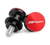 HUISI 6 mm for KYMCO AK550 AK 550 2017 2018 2019 2020 2021 2022 accessoires moto bras oscillant bobine curseur support vis(Red)