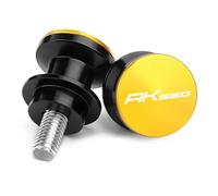 HUISI 6 mm for KYMCO AK550 AK 550 2017 2018 2019 2020 2021 2022 accessoires moto bras oscillant bobine curseur support vis(Gold)