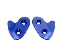 HUISI Base de rétroviseur de moto, éliminateur d'entraînement de pare-brise, couvercle de trou de miroir adapté for YAMAHA YZF R1 R1M 2015 2016 2017 2018 2019(Blue No logo)