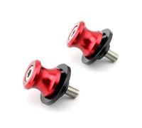 HUISI Bobines de bras oscillant 8M adaptées for Ducati Multistrada 950 950S V2 V2S V4 V4S 1200 1260 Enduro Slider Stand Vis Accessoires moto(Red)