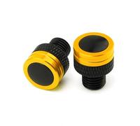 HUISI Bouchon de trou de rétroviseur de moto, boulons de couvercle, adapté au Triumph Trident 660 Tiger 800 900 GT Speed Triple 1050 Street Triple 675/R(Gold)