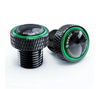 HUISI Bouchon de trou de rétroviseur de moto, boulons de couvercle, adapté au Triumph Trident 660 Tiger 800 900 GT Speed Triple 1050 Street Triple 675/R(W-Green)