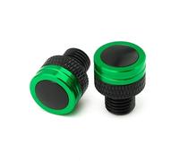 HUISI Bouchon de trou de rétroviseur de moto, boulons de couvercle, adapté au Triumph Trident 660 Tiger 800 900 GT Speed Triple 1050 Street Triple 675/R(Green)