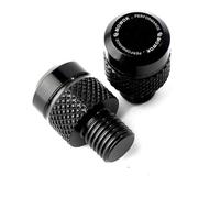 HUISI Bouchon de trou de rétroviseur de moto, boulons de couvercle, adapté au Triumph Trident 660 Tiger 800 900 GT Speed Triple 1050 Street Triple 675/R(T-Black)