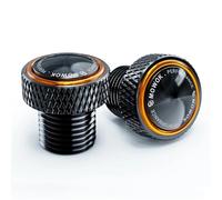 HUISI Bouchon de trou de rétroviseur de moto, boulons de couvercle, adapté au Triumph Trident 660 Tiger 800 900 GT Speed Triple 1050 Street Triple 675/R(W-Orange)