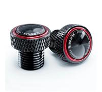 HUISI Bouchon de trou de rétroviseur de moto, boulons de couvercle, adapté au Triumph Trident 660 Tiger 800 900 GT Speed Triple 1050 Street Triple 675/R(W-Red)