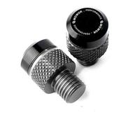 HUISI Bouchon de trou de rétroviseur de moto, boulons de couvercle, adapté au Triumph Trident 660 Tiger 800 900 GT Speed Triple 1050 Street Triple 675/R(T-Grey)