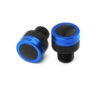 HUISI Bouchon de trou de rétroviseur de moto, boulons de couvercle, adapté au Triumph Trident 660 Tiger 800 900 GT Speed Triple 1050 Street Triple 675/R(Blue)